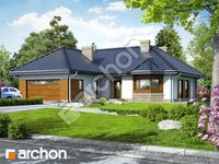 projekt domu - Dom w gardeniach [ 109,30 m2 ] 