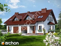 projekt domu - Dom w klematisach 2 [ 102,70 m2 ] 