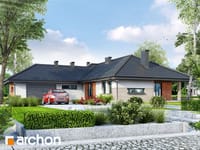 projekt domu - Dom w makach [ 173,20 m2 ] 