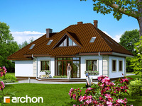 projekt domu - Dom w daliach [ 128,30 m2 ] 