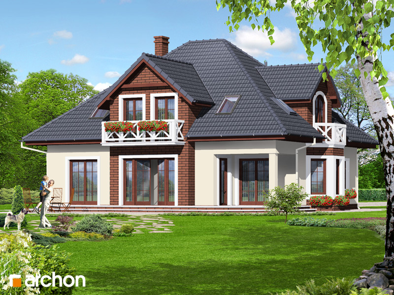 Dom w nagietkach  [ 187,40 m2 ] 
