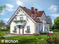 projekt domu - Dom pod kaliną [ 150,90 m2 ] 