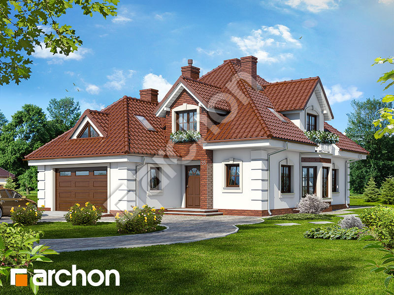 Dom w orchideach  [ 189,20 m2 ] 