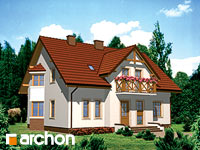 projekt domu - Dom w aroniach [ 173,10 m2 ] 