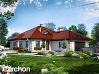 projekt domu - Dom w nasturcjach [ 150,10 m2 ] 