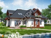projekt domu - Dom w chabrach [ 141,90 m2 ] 