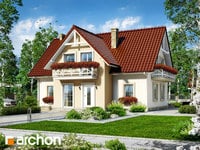 projekt domu - Dom w fiołkach [ 165,10 m2 ] 