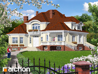 projekt domu - Rezydencja w Myślenicach [ 290,70 m2 ] 