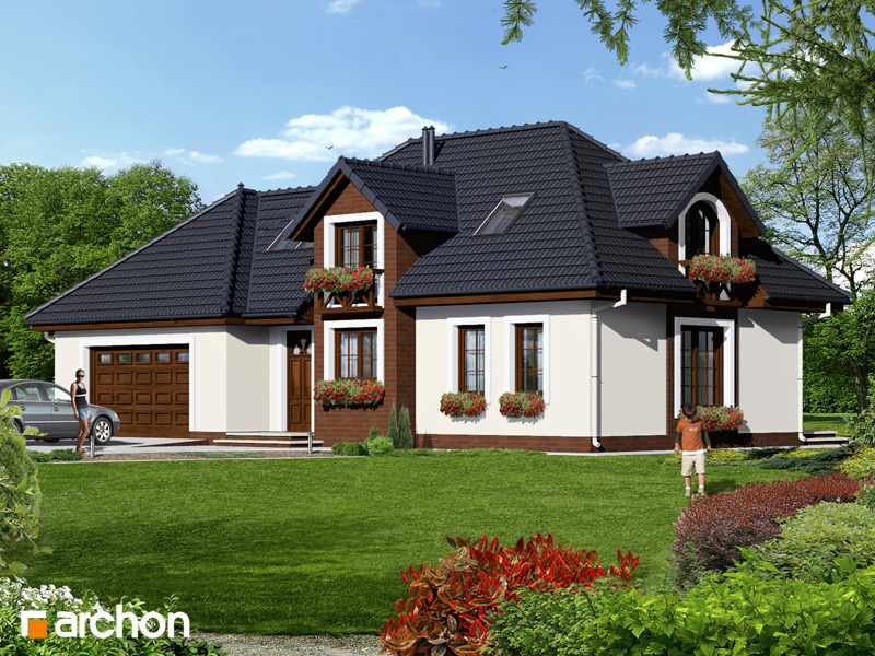 Dom w chabrach 2  [ 144,40 m2 ] 