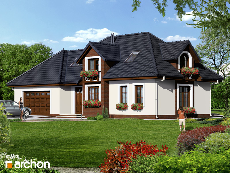 Dom w chabrach 2  [ 144,40 m2 ] 