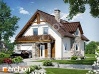 projekt domu - Dom w fuksjach [ 120,30 m2 ] 