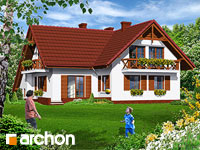 projekt domu - Dom na górce 2 [ 156,00 m2 ] 