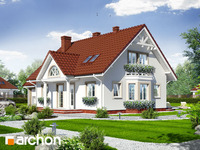 projekt domu - Dom w magnoliach 2 [ 153,90 m2 ] 