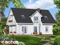 projekt domu - Dom w niezapominajkach 2 [ 123,90 m2 ] 