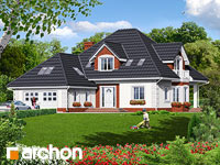 projekt domu - Dom pod sekwoją [ 220,10 m2 ] 