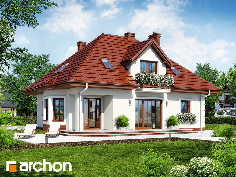 Dom w winorośli 2  [ 115,30 m2 ] 