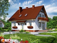 projekt domu - Dom w paprociach [ 128,10 m2 ] 