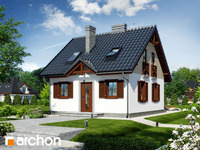 projekt domu - Dom w borówkach [ 67,50 m2 ] 