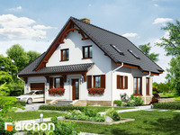 projekt domu - Dom w tamaryszkach [ 116,20 m2 ] 