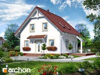 projekt domu - Dom w oleandrach [ 100,90 m2 ] 