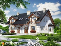 projekt domu - Dom w ostróżkach 2 [ 111,50 m2 ] 