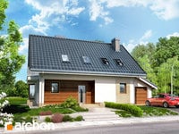 projekt domu - Dom w dziewannie 2 [ 132,20 m2 ] 