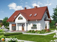 projekt domu - Dom w winorośli 3 [ 121,70 m2 ] 