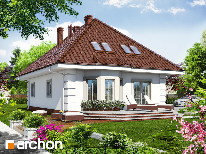 Dom w aksamitkach  [ 122,10 m2 ] 