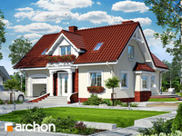 projekt domu - Dom w wiesiołkach [ 136,80 m2 ] 