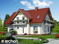 projekt domu - Dom w fiołkach 3 [ 137,60 m2 ] 