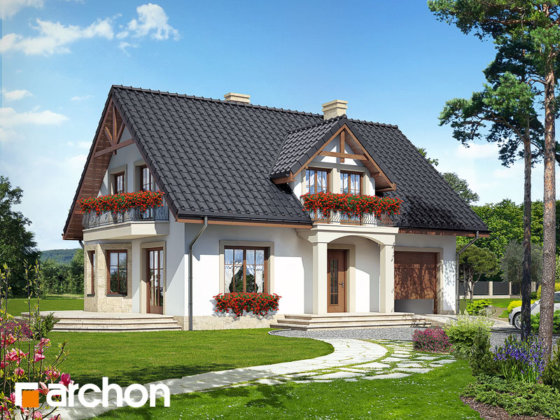 Dom w aksamitkach 2  [ 137,70 m2 ] 