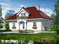 projekt domu - Dom w szkarłatkach [ 134,20 m2 ] 