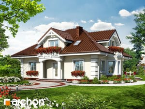 Dom w jeżówkach  [ 152,83 m2 ] 