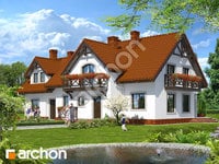 projekt domu - Pensjonat przy fontannie [ 252,70 m2 ] 
