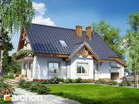 projekt domu - Dom w groszku 2 [ 127,60 m2 ] 