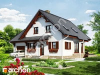 projekt domu - Dom w tamaryszkach (P) [ 117,60 m2 ] 