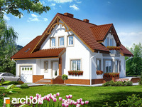 projekt domu - Dom w tamaryszkach 2 [ 141,70 m2 ] 