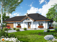 projekt domu - Dom pod jarząbem (G2) [ 111,20 m2 ] 