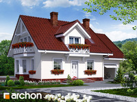 projekt domu - Dom w rododendronach 6 [ 138,30 m2 ] 