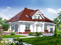 projekt domu - Dom w aksamitkach 3 [ 148,90 m2 ] 