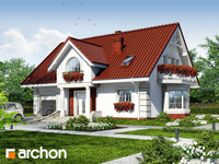 projekt domu - Dom w glicyniach 2 [ 157,56 m2 ] 