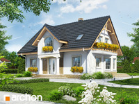 projekt domu - Dom w mirabelkach [ 158,30 m2 ] 