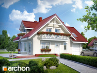projekt domu - Dom w rododendronach 3 (G) [ 117,90 m2 ] 