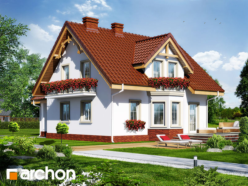 Dom w tamaryszkach 3  [ 145,70 m2 ] 
