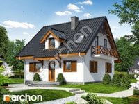 projekt domu - Dom w poziomkach 3 (P) [ 90,90 m2 ] 