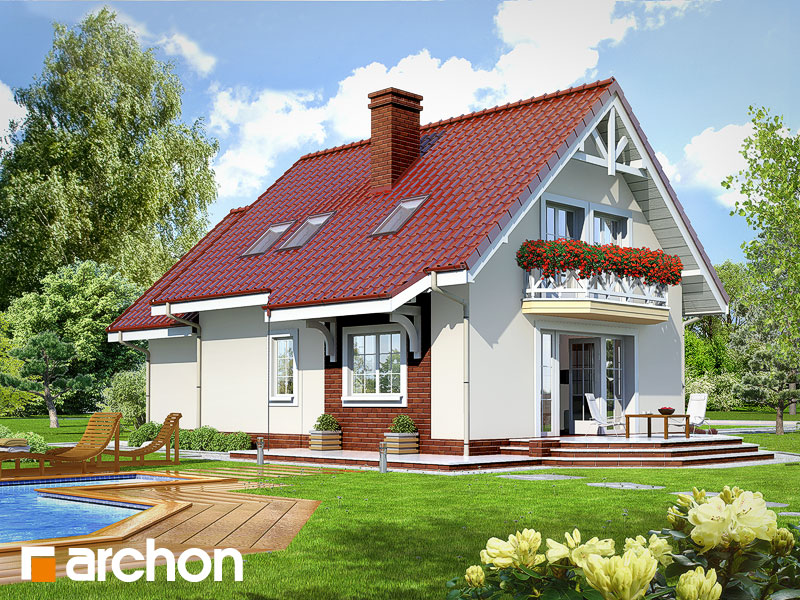 Dom w ananasach  [ 116,30 m2 ] 