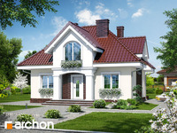 projekt domu - Dom w robiniach [ 108,30 m2 ] 