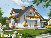 projekt domu - Dom w rododendronach 7 [ 118,00 m2 ] 