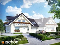 projekt domu - Dom w rododendronach 3 (GB) [ 120,70 m2 ] 