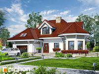 projekt domu - Dom pod juką 3 [ 153,30 m2 ] 